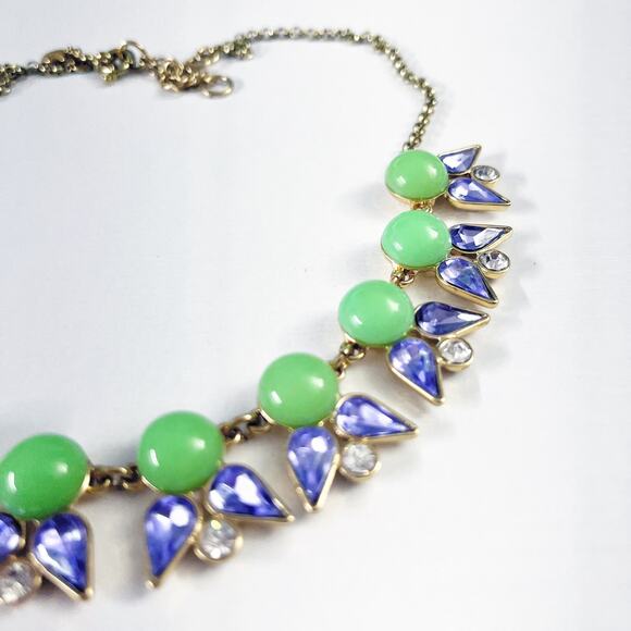 J. Crew Mint & Lavender Statement Necklace - Picture 3 of 8